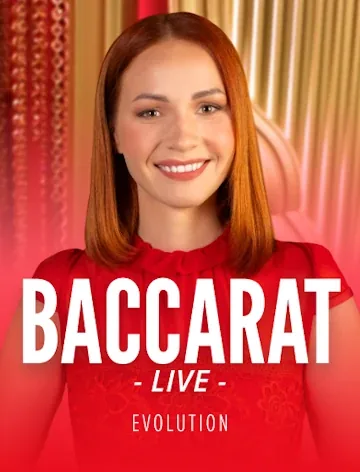 Live Baccarat by Evolution at SpinBoss Casino